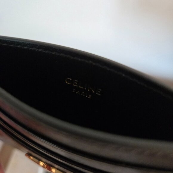 Celine Card Holder in Shiny Calfskin - Picture 3 of 11